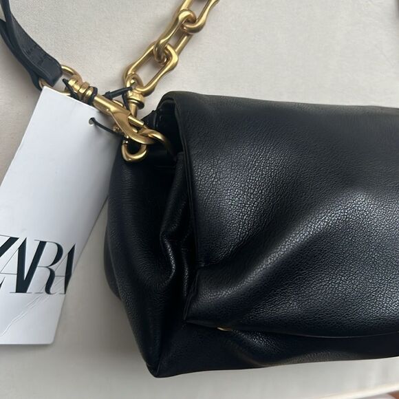 Zara Puff chunky chain Shoulder Bag - Picture 6 of 16